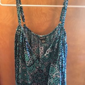 Cold shoulder Torrid top